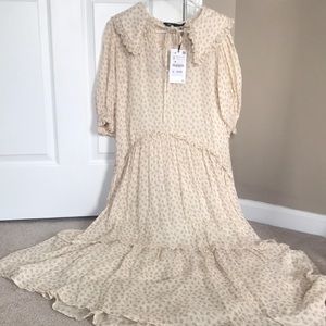 Zara cotton maxi dress size Small NWT